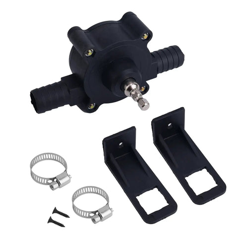 Electric Drill Powered Water Transfer Pump Kit For Quick Fluid Transfer Of Water Oil Diesel And More Portable Self Priming Pump with accessories