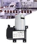 Tiny 10 Liters Per Minute DC Vacuum Pump With 81 kPa Negative Pressure 24V DC for lab and home medical gear, shown in lab environment