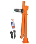 VEVOR 1100 Lb Electric Truck Crane For Pickup Bed With Foldable Telescopic Boom and 360 Rotation Premium Galvanized Steel Winch.