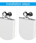 Installation steps of 4 Piece Bypass Door Track Roller Kit For Sliding Wardrobe Closet Doors With Screws Smooth Quiet Operation