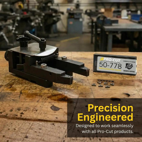 Carbide Insert Tips With Custom Radius And Chip Breaker For Rotor Matching Systems And B17 Bench Lathe Gotta Have Smooth Cuts And Long Lasting Durability Includes 6 T8 Retention Screws on a workbench