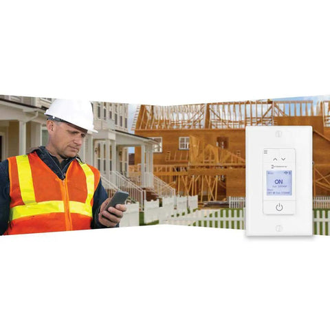 Smart WiFi In-Wall Timer For Your Smart Home Plug-N-Play 15 Amp 7-Day Programmable Schedule Alexa And Google Assistant Ready No Hub Required Auto DST And Astro On Off Indoor White With Remote Access