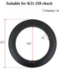 Heavy Duty K11 Four Jaw Collet Chuck Tool Holder For Lathes Milling Grinders 200mm Precision Manual adapter ring 127mm size