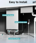 Heavy Duty Commercial Ice Maker Machine Delivers 100 Lbs Per Day, Stainless Steel Under Counter Freestanding Ice Maker installation