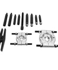 Kick Ass 5 Ton Bearing Puller Set 12pcs Bar Type Separator And Splitter Kit For Removing Bearings On ATV And Snowmobile Engines Pulling Flywheels Smoothly While Doing Pro Repair Work That Makes Any Job Look Totally Sick All Day Long, steel parts