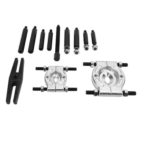 Kick Ass 5 Ton Bearing Puller Set 12pcs Bar Type Separator And Splitter Kit For Removing Bearings On ATV And Snowmobile Engines Pulling Flywheels Smoothly While Doing Pro Repair Work That Makes Any Job Look Totally Sick All Day Long, steel parts