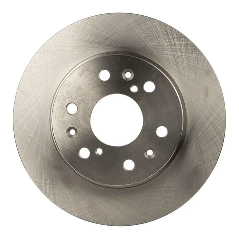 Front And Rear Complete Brake Kit With Ceramic Pads Shoes And Rotors And Drums For Chevy Silverado 1500 And Gmc Sierra 1500 Models 2009 To 2013 rotor close-up showing detailed surface finish.
