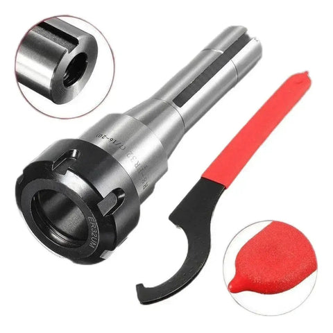 Rock Solid Heavy Duty ER Collet Wrench Set For Precision Machine Tools Includes Sizes ER8 To ER40 Plus ISO And APU Models With Black Oxide Finish with a focus on ER32 collet.