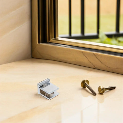 Heavy Duty Glass Door Hinges No Drill Install Pivot Hinges For Shower Enclosures Zinc Alloy 4 Pack Fits 5 To 8mm Glass