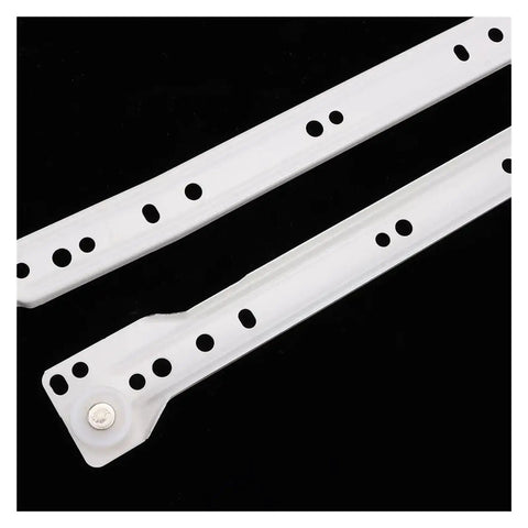 Close-up of Full Extension Side Mount Drawer Slides 16 Inch 40cm, showing metal construction and smooth glide design.