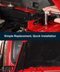 Installation of Two Pack Gas Struts Lift Supports For Jeep Wrangler JL 2018 2019 2020 2021 2022 2023 2024 And Jeep Gladiator