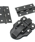 2 Pack Retro Duckbilled Toggle Hasp Latch Kit With Mounting Screws For Decorative Wooden Jewelry Boxes And Gift Boxes Dope Iron Hardware