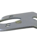 Self Ejecting Quarter Turn Back Plates For 7 16 Fasteners No Sweat Quick Install On Sheet Metal And Car Doors Works Smooth With One Inch Or One Thirty Eighth Panel Thickness Top Shelf Durability Heavy Duty Five Pack Kit. Close-up view of silver heavy-duty back plate.