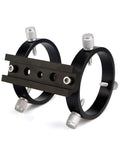 Guide Scope Ring Kit For Telescopes 43mm To 70mm, metal tube rings with mount bar, dual ring setup for astrophotography