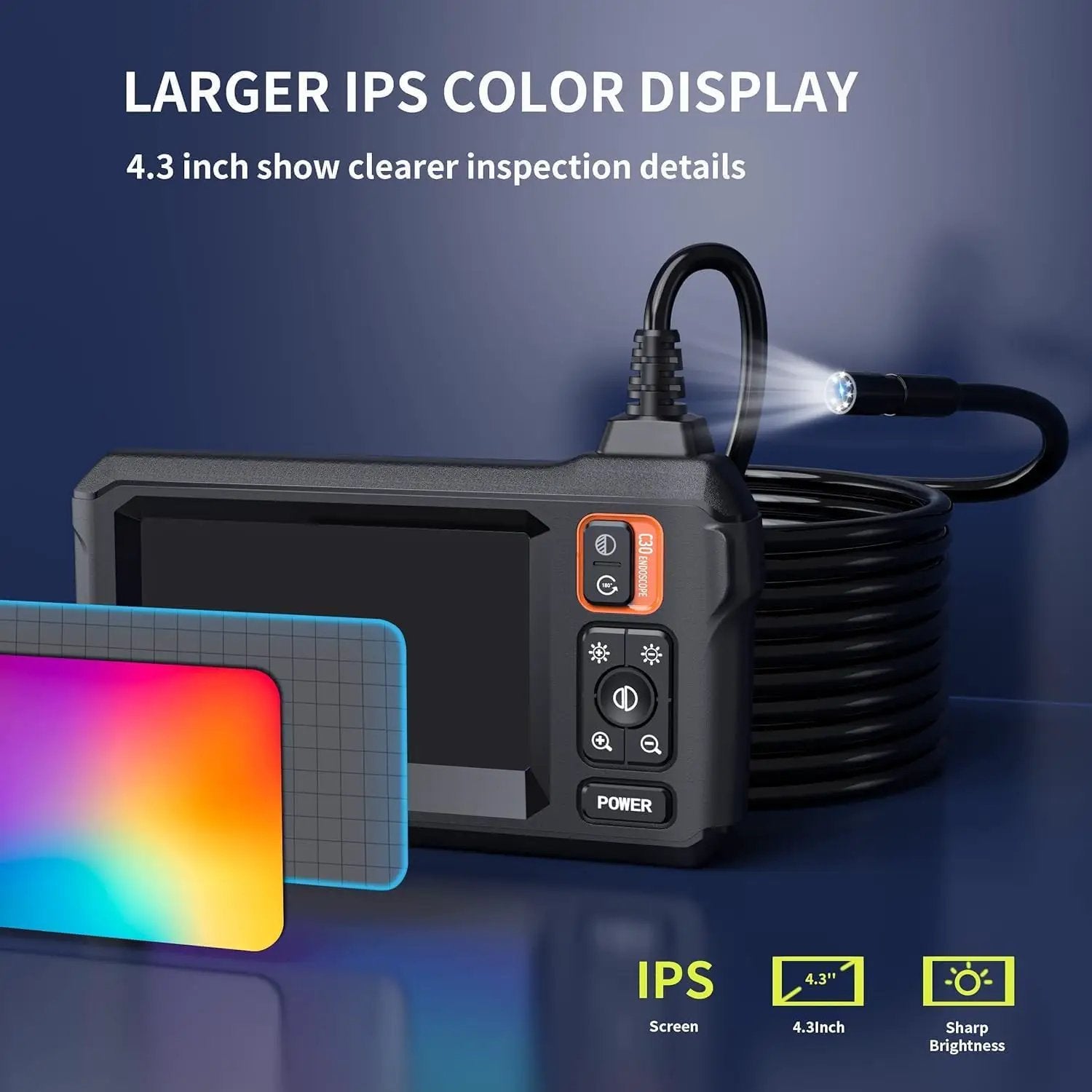 1080P HD Endoscope Camera For Pipes & Engines ✓