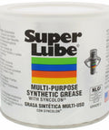 Super Lube Multi-Purpose Synthetic Grease with Syncolon can, translucent white, 14.1 oz