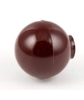 Image of Red Knob Ball Handle Z012691 OEM Replacement Part for commercial foodservice equipment, shown front view, durable and easy to install.