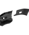HECASA front bumper end cap and reinforcement for 2008-2017 Freightliner Cascadia, black passenger side