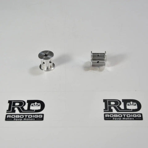 T5 Timing Pulley 10 Teeth 5mm Bore Aluminum Alloy No Hub For 15mm Wide T5 Timing Belt Synchronous Pulley Pack Of 2