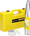 Concrete Rebound Hammer Tester ZC3A Pro Grade with yellow case, English label, and calibration certificated for 10 to 60 MPa range