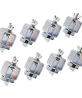 8 Piece Butt Welding Clamps Set For Edge To Edge Welds And Patch Repairs On Auto Body Panels Including Small Panel Clamps