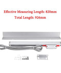 Ka300 Top Notch Linear Scale Encoder 0.005mm Resolution Optical Ruler for CNC Milling and Cutting Machines, 820mm Length