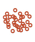 Silicone O Ring 4mm Outer Diameter 2mm Inner Diameter 1mm Cross Section Red VMQ Seal Gasket Pack Of 30 For Travel Mug Cup Lid Leak Proof Wide Temperature Range From Minus 30C To 200C Fits Travel Mugs And Cup Lids