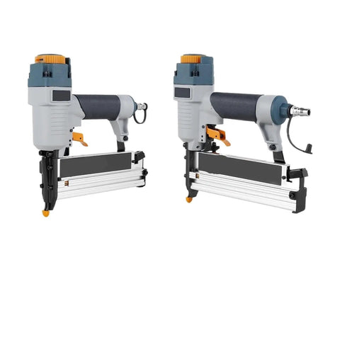 Heavy Duty Pneumatic Nail Gun With Comfy Grip For Carpentry Flooring Furniture Assembly T50 Air Brad Nailer That Slays Diy Projects Without Breaking A Sweat On Your Next Build In The Garage