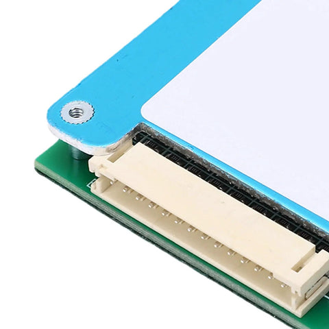 Close-up view of Rugged 13s Lithium Battery Protection Board With Smart Temperature Control And Real Time Cell Voltage Monitoring 50a Bms.