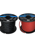 12 Gauge Silicone Wire Spool Red And Black 100ft Flexible 12 AWG Stranded Tinned Copper Wire For Electronics RC DIY Projects Pro Grade Ultra Flexible Low Impedance High Strand Count