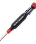 Tamperproof 15 in 1 Multi Bit Screwdriver With Upgraded Stainless Steel Shaft Retractable Bit Storage Easy Guide Rotating Collar