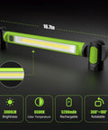 Cordless Underhood Work Light With Magnetic Base, 3000 Lumen LED, 5200mAh Rechargeable Battery, USB Charge, 16.7in long