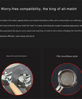 Adjustable Espresso Tamper Base With Dead Simple Leveling And Smart Compartment Storage For 58Mm 53Mm 51Mm Portafilters styles shown with wood handles and flat mouthless design.