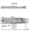Motorized Rotary Positioning Stage Featuring Crisp Tracking Xy Cross Slide Linear Rail And Heavy Duty Electric Rotation Platform Built Smooth For Tight Tolerance Bench Projects And Quick Prototyping Runs technical drawing with dimensions