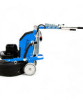 Heavy Duty 25.7 Inch Planetary Concrete Grinder With Variable Speed Forward Reverse Control 1800 RPM Head side view showing motor and handle.