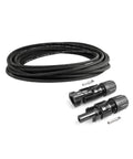 Heavy Duty Solar Cable Connector Kit With MC4 Plugs 1 To 4 Mm2 10 Meter DC Power Cord, featuring waterproof connectors and durable cord.