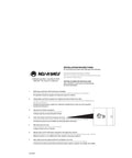 Installation instructions for 18 Inch Dual Tier Full Circle Lazy Susan Cabinet Turntable with telescopic post hardware.