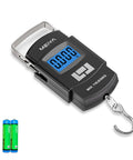 Dope Digital Fishing Scale With Backlit LCD, 110Lb/50Kg Capacity, Portable Handle, Stainless Steel Hook, Includes 2 AAA Batteries