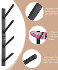 Four Layer Horizontal Skateboard Wall Mount Rack For All Boards And Sizes Boss Wall Storage Organizer detail view with features