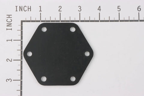 Two Pack Unloader Tower Diaphragms For Air Compressors 1855 Replacement Set shown with ruler for scale
