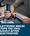 Person using 4V Max USB C Rechargeable Screwdriver With Dual Activation For On The Go Use Ultra Compact Design Lightweight Under 1 Lb