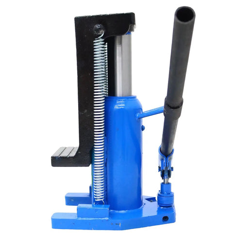Big Time Air Powered Hydraulic Toe Jack Lift 20 Ton Max Pull 10 Ton Toe Lift Built Different With Heat Treated Steel front view showing lift mechanism.
