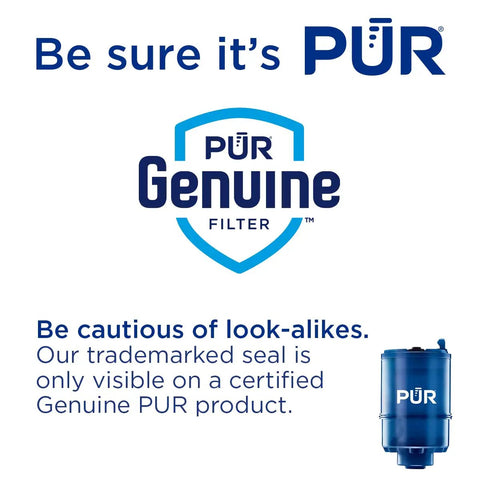 3-In-1 Lead-Reducing Faucet Water Filter System For Sink, NSF And WQA Certified, Genuine PUR trademark and filter image
