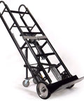 Heavy Duty Appliance Dolly With Stair Climber And Kickback Wheels 1200 Lbs Capacity Industrial Steel Hand Truck with recoil strap and wheels
