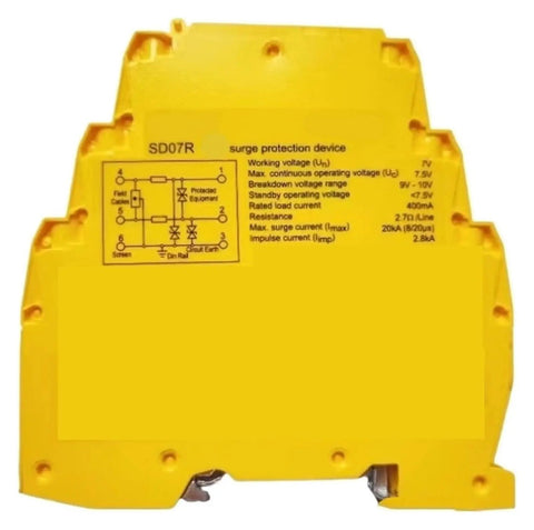 SD07R 20kA Surge Protector For RS422 And RS485 Data Lines With Low Resistance Protection Heavy Duty Industrial Grade Device