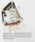 Compact Mini Belt Sander 533x30mm Power Tools for Wood And Metal, showing detailed parts and assembly for precision use.
