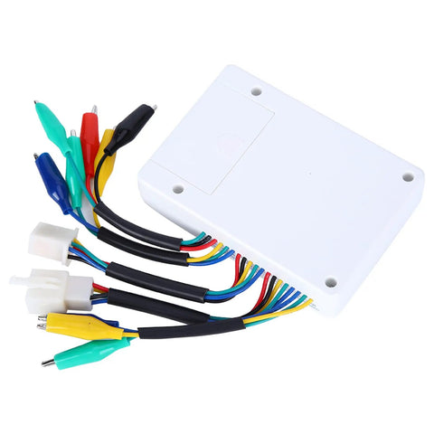 Rugged DIY Friendly Brushless Motor Controller Tester For E Bikes And Electric Scooters 115x80x26 Mm with color-coded cables