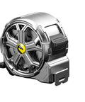 25 Foot Stainless Steel Tape Measure With Waterproof And Rustproof Build For Tough Construction Sites Retractable Hollow Shell Design For Quick Mud And Water Discharge Easy To Clean Dustproof Durability For Real Pros On The Job, side view