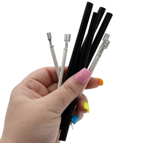 Hand holding wiring components for Model Specific Dual Radiant Surface Element Replacement For Electric Range 9 3 Quarter Inch 240V 3300W And 1400W
