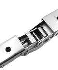 Hidden Hinge Kit 2 Pack For Cabinets And Wardrobes, 90 Degree Folding Door Hardware, self-locking steel flat spring detail